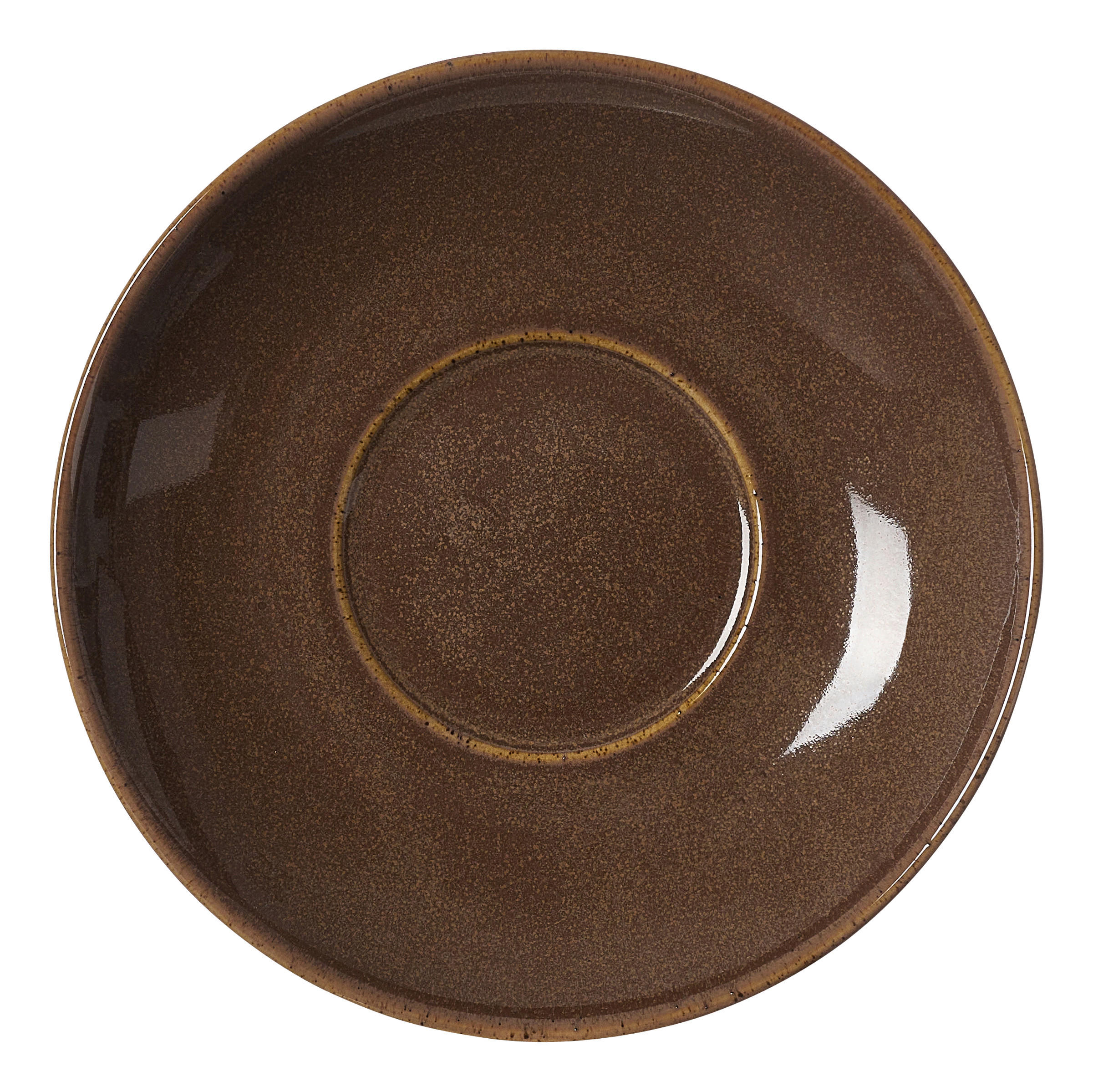 UNTERTASSE - Dunkelbraun, KONVENTIONELL, Keramik (14,5/2cm) - Ritzenhoff Breker