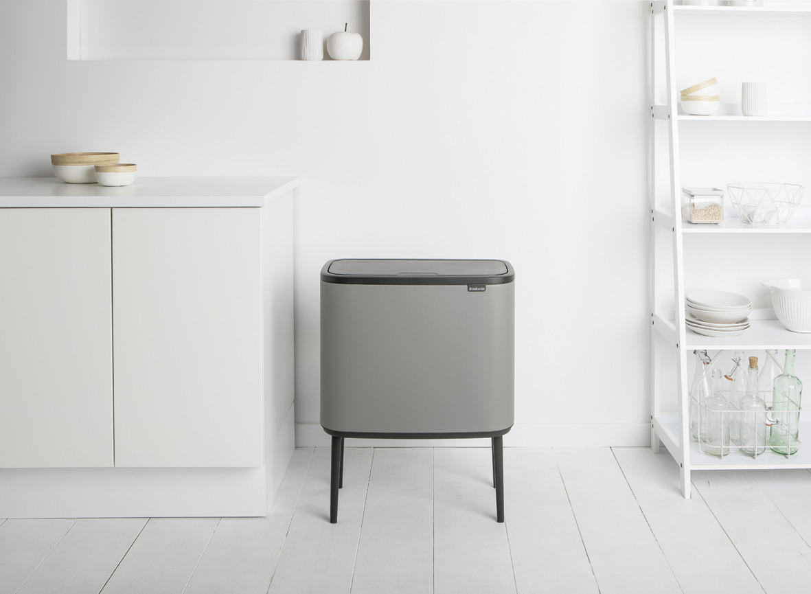 KOŠ ZA OTPAD 33 l - siva, Basics, plastika (54/68/31.5cm) - Brabantia