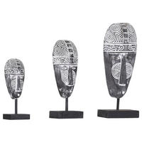 DEKOKOPF  - Schwarz, Trend, Holz (20/51/9,5cm)