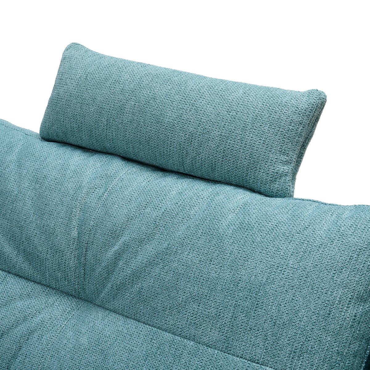 NACKSTÖD i flatväv  - turkos, Design, textil (61/20/11cm) - MID.YOU