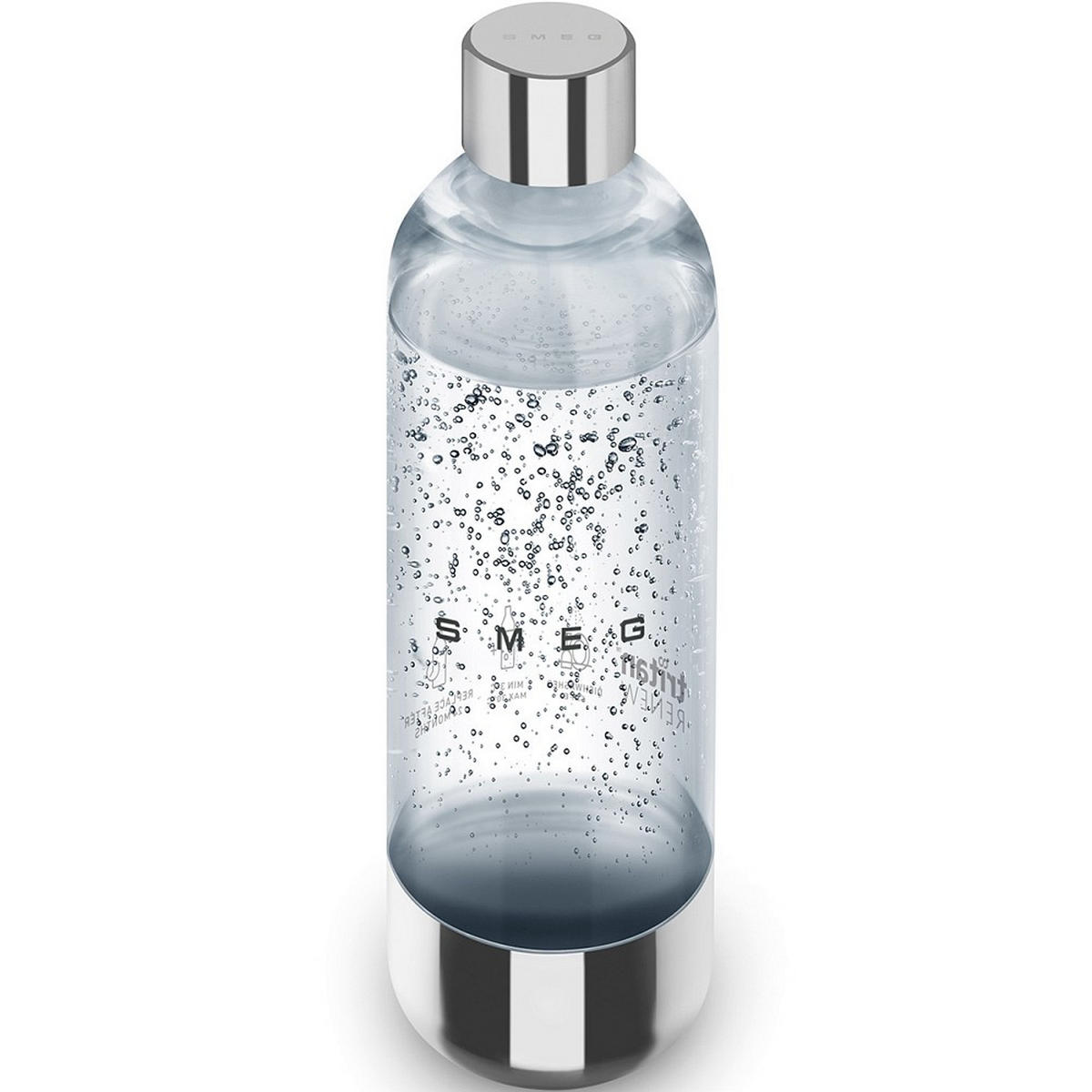 WASSERSPRUDLER-FLASCHE COLLEZIONE  - Transparent, Basics, Kunststoff (0,8l) - SMEG