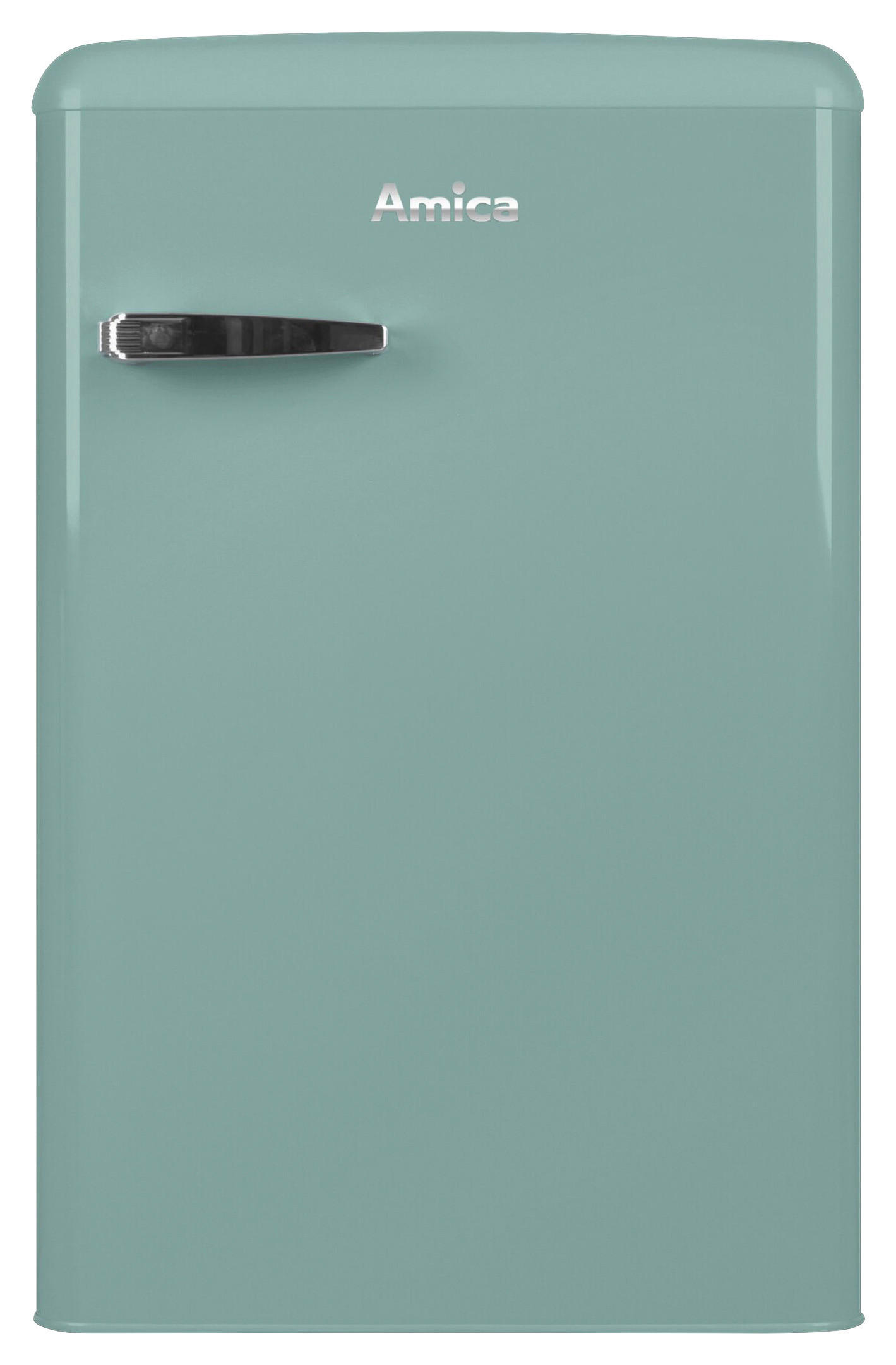 KÜHLSCHRANK 55/86/61,5 cm VKS15622-1T  - Türkis, Basics, Glas/Metall (55/86/61,5cm) - Amica