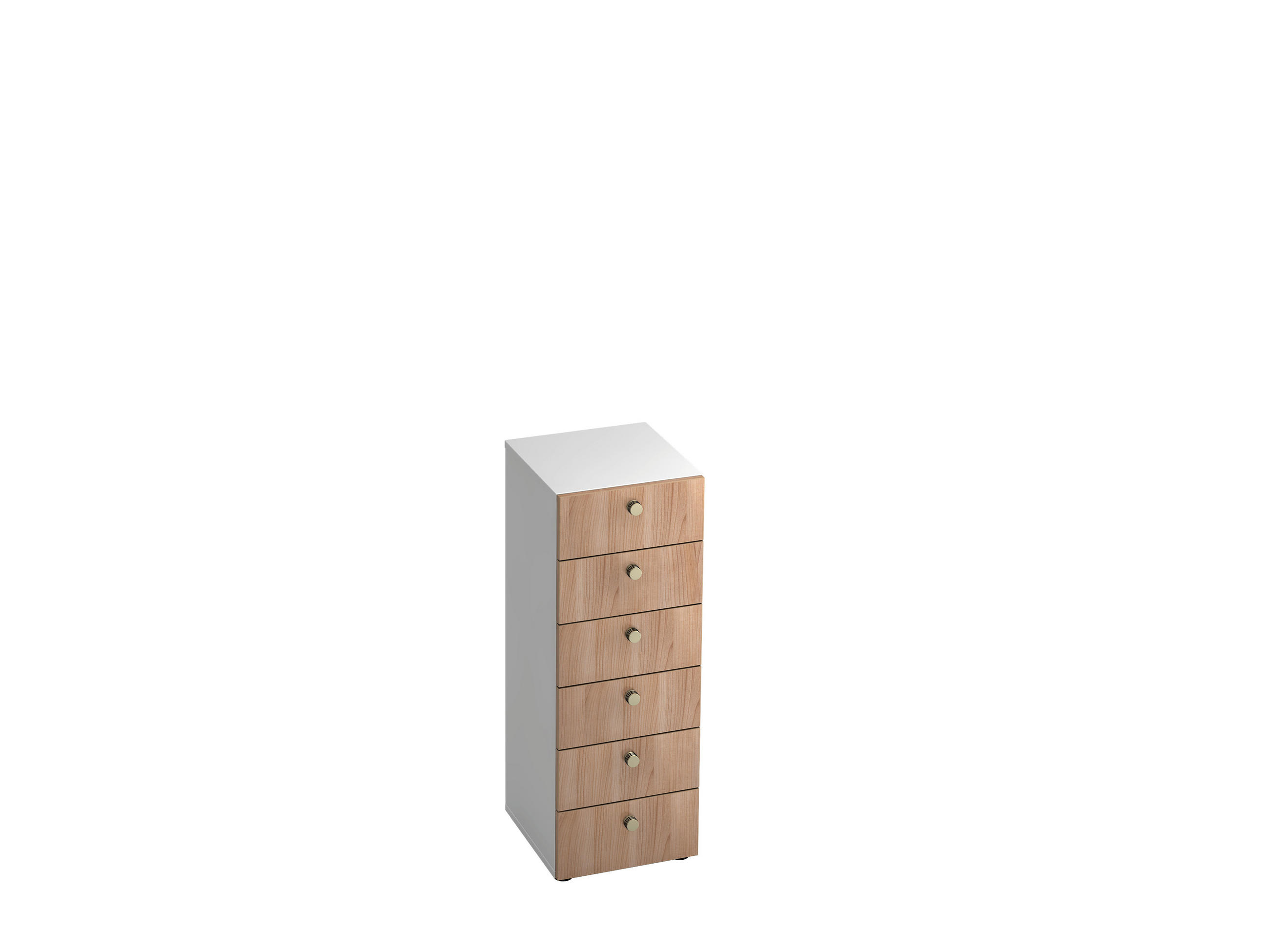 KOMMODE  in 40/110/42 cm  - Nussbaumfarben/Alufarben, KONVENTIONELL, Holzwerkstoff/Metall (40/110/42cm) - Venda