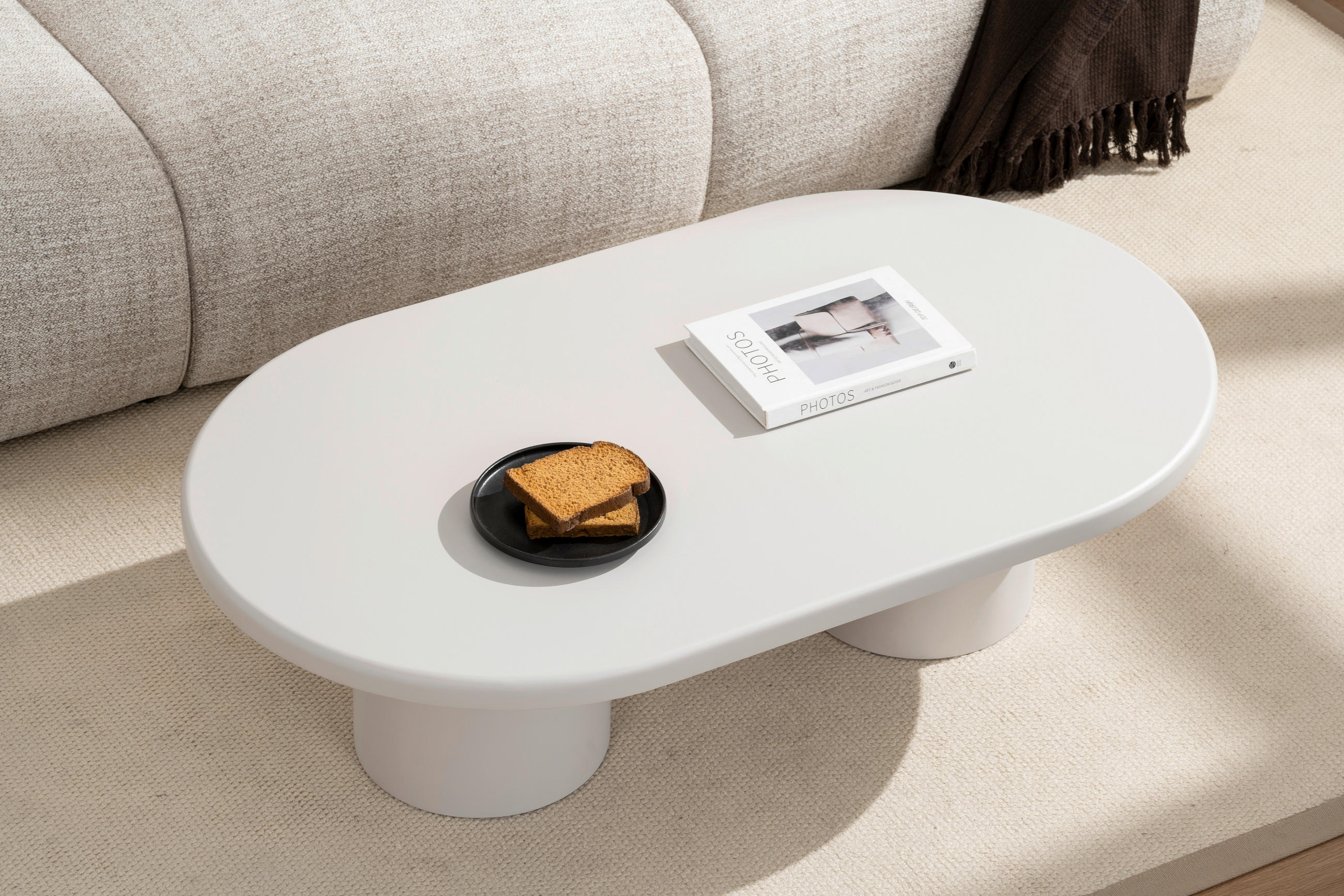 COUCHTISCH 120/70/35 cm rechteckig Kaschmir  - Kaschmir/Beige, Design, Holzwerkstoff (120/70/35cm) - MID.YOU