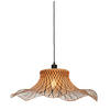 HÄNGLAMPA GOOD&MOJO  50/50/15 cm  - svart/naturfärgad, Trend (50/50/15cm) - Good & Mojo