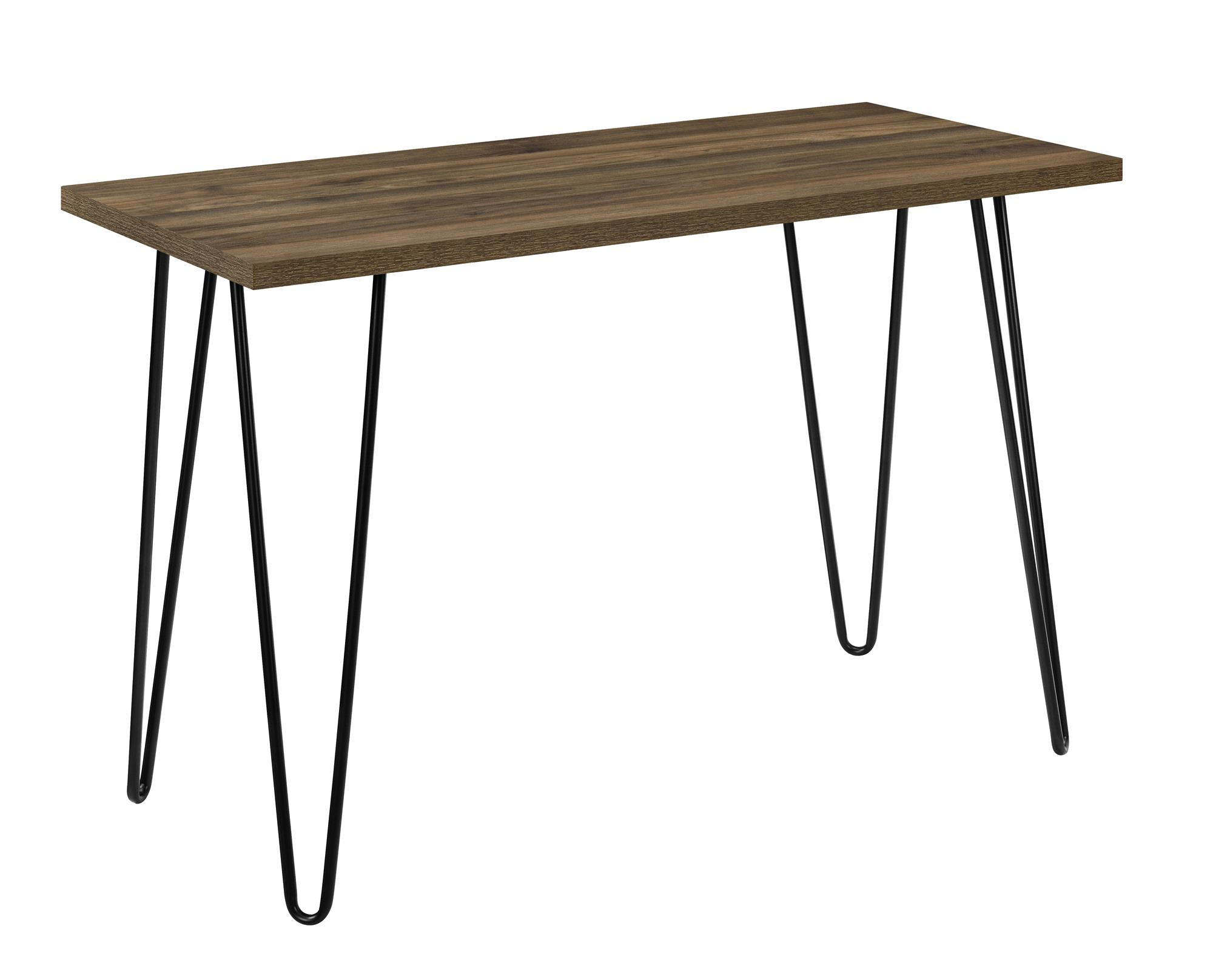 SCHREIBTISCH 101/68/49 cm  in Walnussfarben  - Walnussfarben, Design, Holzwerkstoff/Metall (101/68/49cm) - MID.YOU
