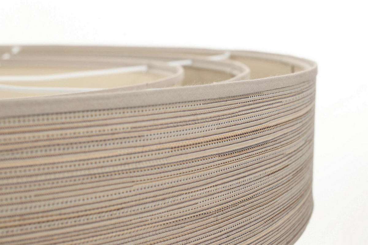 HÄNGELEUCHTE Boho Elegant 60/89 cm   - Beige/Karamell, Design, Kunststoff/Textil (60/89cm)