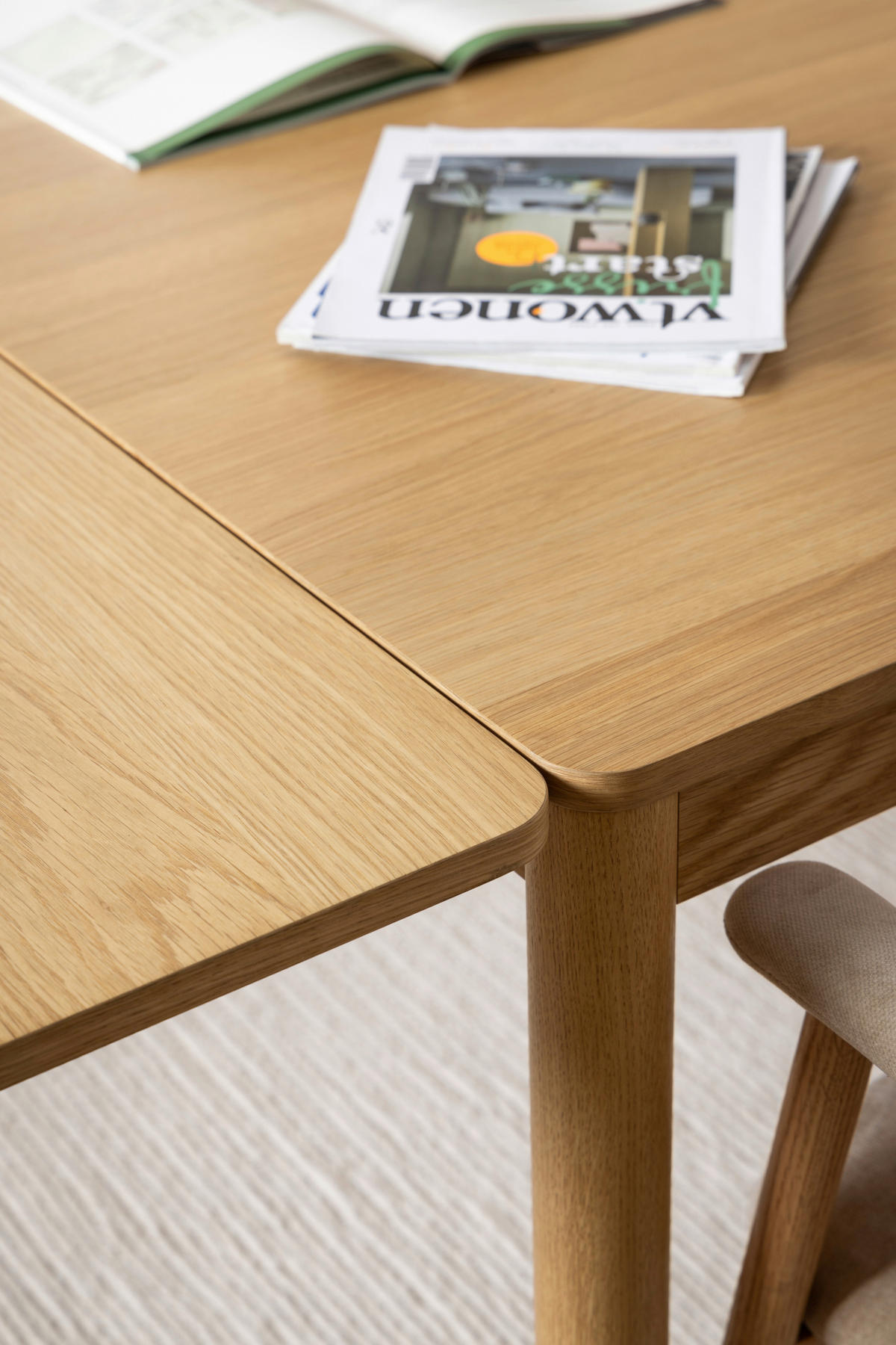STOL ZA BLAGOVAONICU  boje hrasta  drvni materijal      - boje hrasta, Design, drvni materijal (200/75/100cm) - MID.YOU
