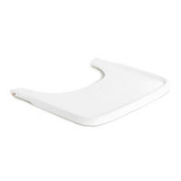 ESS- UND SPIELBRETT Alpha Wooden Tray  - Weiß, Basics, Holz (38,5/46/3cm) - Hauck