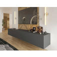 LOWBOARD Newniq in 120/36,7/45 cm - Anthrazit, Design, Holzwerkstoff (120/36,7/45cm) - Hom`in