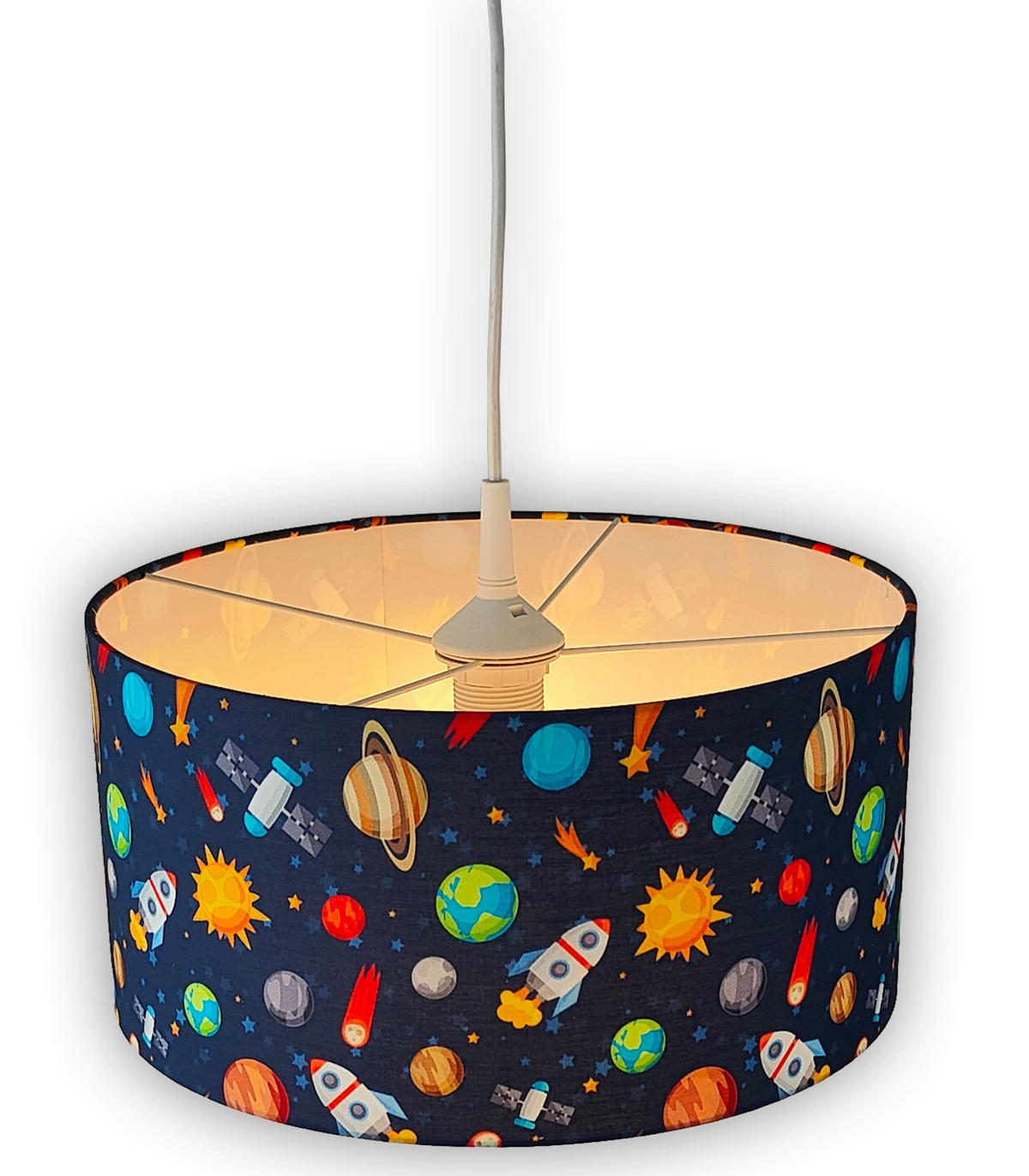 KINDERHÄNGELEUCHTE 35/19/35 cm   - Multicolor, Basics, Textil (35/19/35cm)