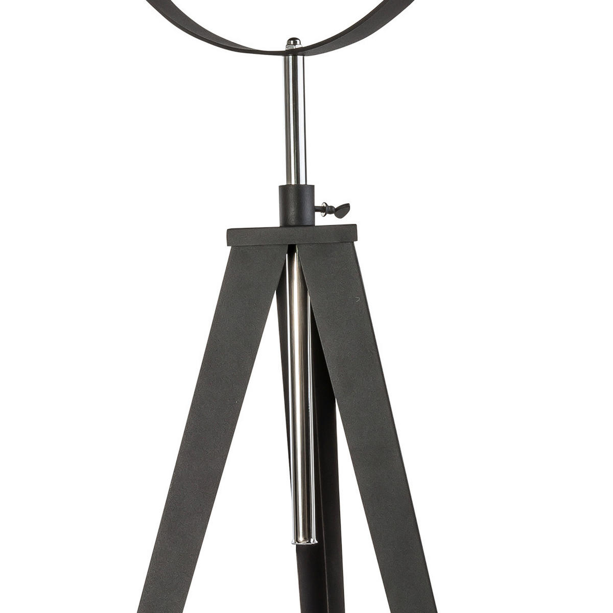 GOLVLAMPA Bowy 63,5/168 cm    - svart/guldfärgad, Design, metall (63,5/168cm)