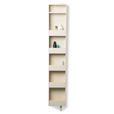 SCHUHSCHRANK  in 29/175/12 cm  - Creme, Design, Glas/Metall (29/175/12cm) - Xora