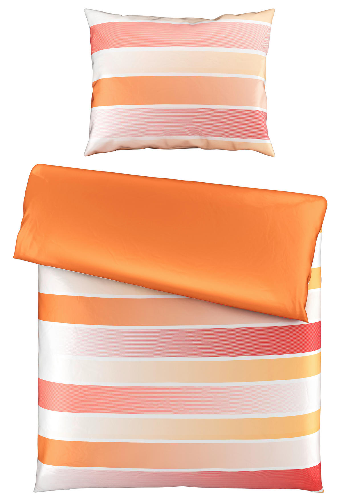OBOJSTRANNÁ POSTEĽNÁ BIELIZEŇ, satén, terakotová, 140/200 cm - terakotová, Design, textil (140/200cm) - Novel