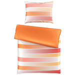 WENDEBETTWÄSCHE Satin 140/200 cm  - Terracotta, Design, Textil (140/200cm) - Novel