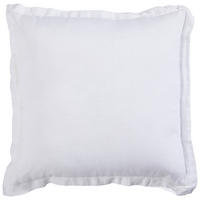 Leinen-Zierkissen 45/45cm  45/45 cm   - Weiß, Trend, Textil (45/45cm) - Ambiente