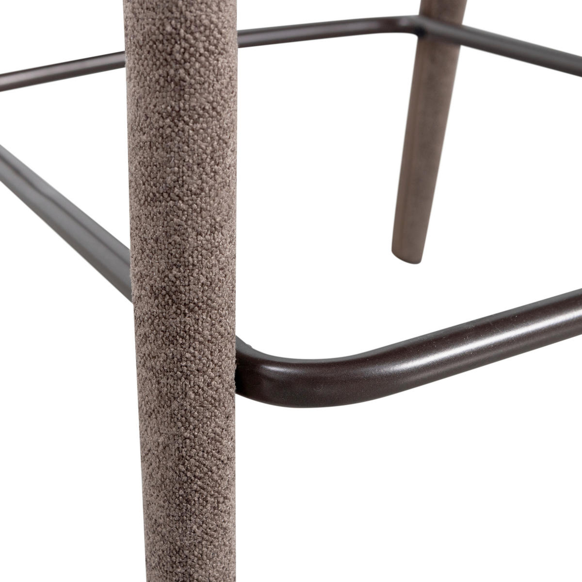 BARHOCKER in Textil Taupe  - Taupe, MODERN, Textil (48/95/52cm) - Livetastic