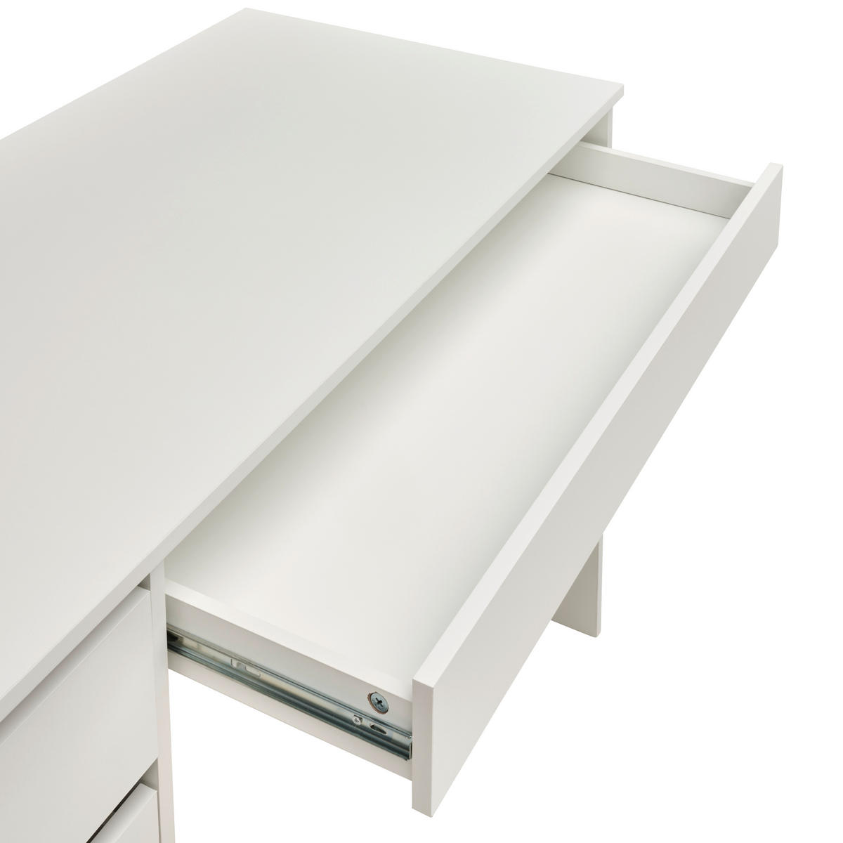 SCHREIBTISCH  Weiss   - Weiss, Modern, Holzwerkstoff (120/76/55cm) - MID.YOU