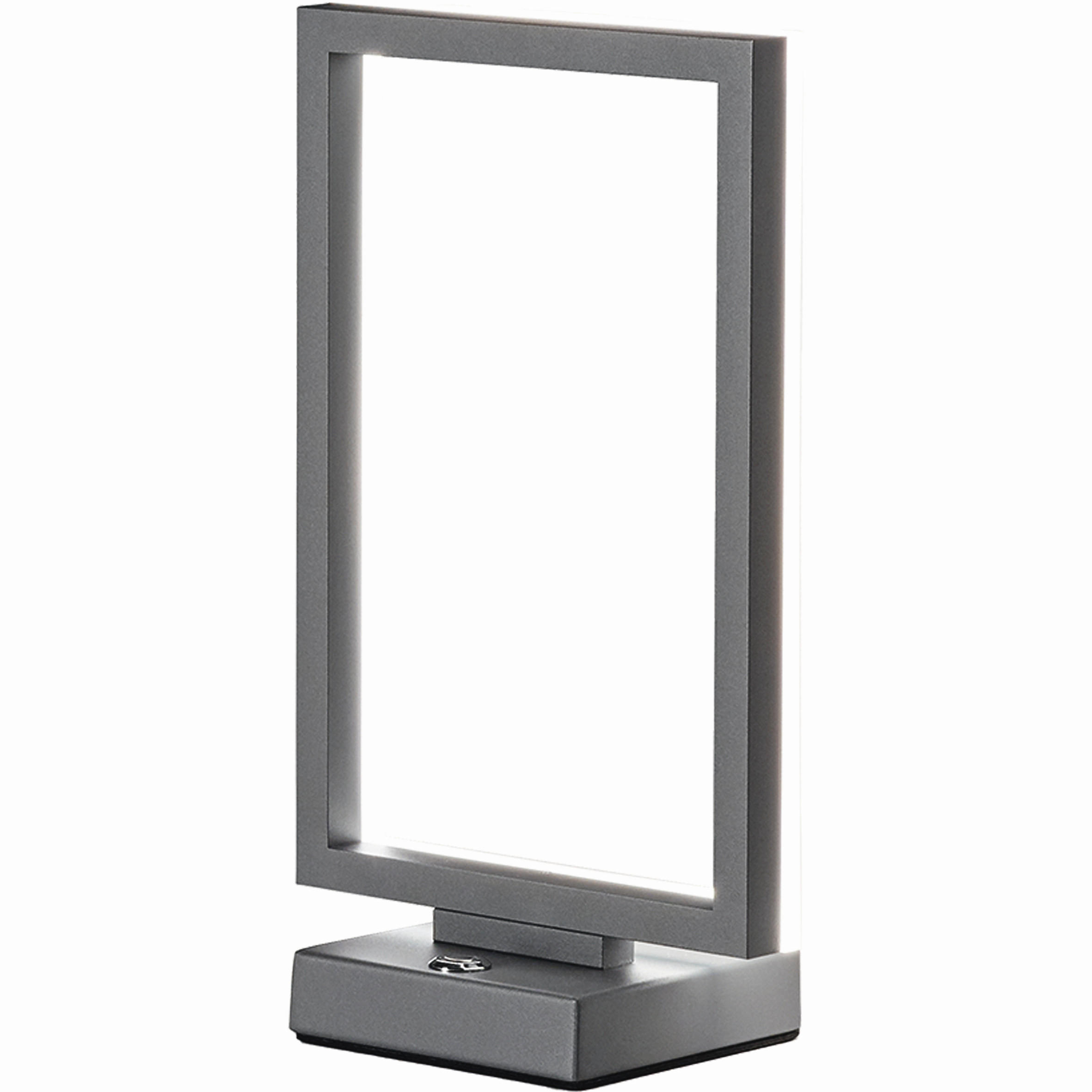 TISCHLEUCHTE Bard 17/11/30 cm  - Anthrazit, Basics, Kunststoff/Metall (17/11/30cm) - Fabas Luce