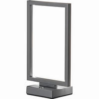 TISCHLEUCHTE Bard 17/11/30 cm  - Anthrazit, Basics, Kunststoff/Metall (17/11/30cm) - Fabas Luce