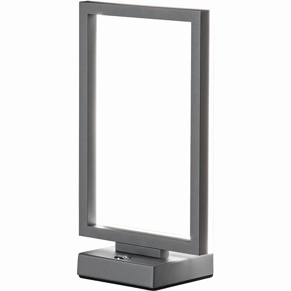 TISCHLEUCHTE Bard 17/11/30 cm  - Anthrazit, Basics, Kunststoff/Metall (17/11/30cm) - Fabas Luce