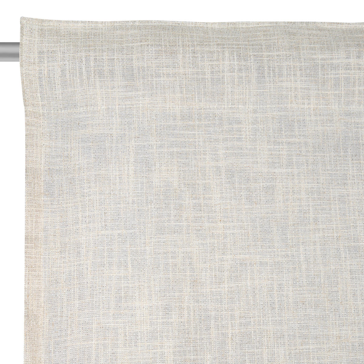 HOTOVÝ ZÁVĚS, neprůsvitné, 140/245 cm - šedá/ecru, Natur, textil (140/245cm) - Esposa