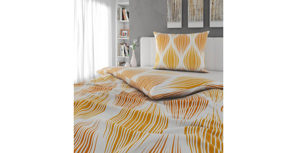 BETTWÄSCHE Satin 140/200 cm  - Gelb, Textil (140/200cm) - Novel