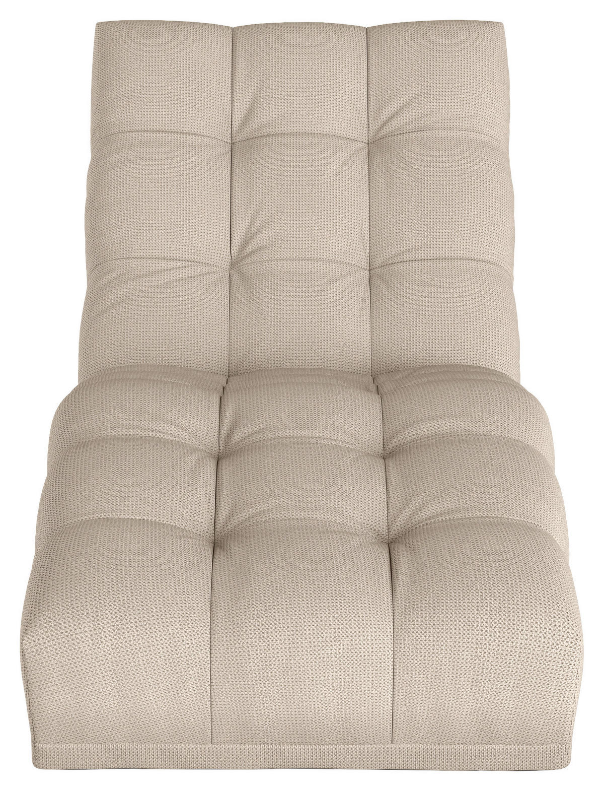LIEGE ISABELLA in Chenille, Flachgewebe Creme  - Chromfarben/Creme, MODERN, Textil/Metall (68/88/164cm) - MID.YOU