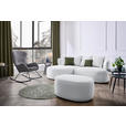 ECKSOFA  in Chenille Hellgrau  166/235 cm  - Hellgrau/Schwarz, MODERN, Kunststoff/Textil (166/235cm) - Hom`in