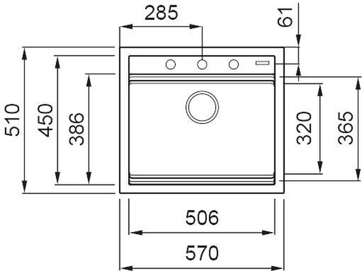 SPÜLE 104921  - Braun, Basics, Kunststoff (69/57,5/30cm) - HKT