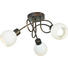 LED SVÍTIDLO - bílá/rezavá, Lifestyle, kov/sklo (52/19cm) LED SVÍTIDLO - bílá/rezavá, Lifestyle, kov/sklo (52/19cm)