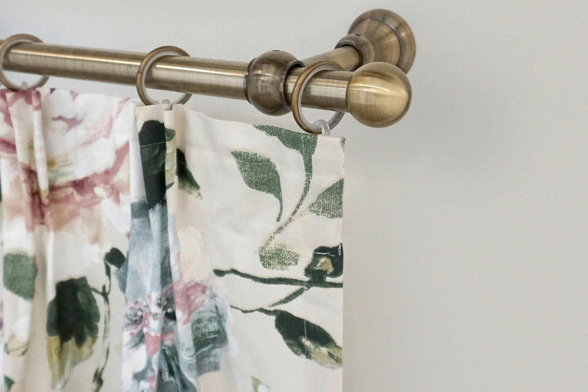 RUNDSTANGENGARNITUR  440 cm  - Messingfarben, Basics, Metall (440cm)