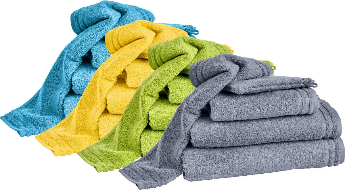 RUČNÍK PRO HOSTY, 30/50 cm, žlutá - žlutá, Basics, textil (30/50cm) - Vossen