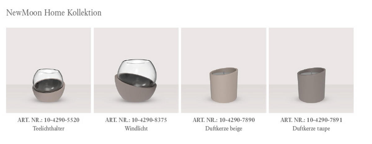DUFTKERZE  - Basics, Naturmaterialien (8,5/8,5/9cm) - Villeroy & Boch