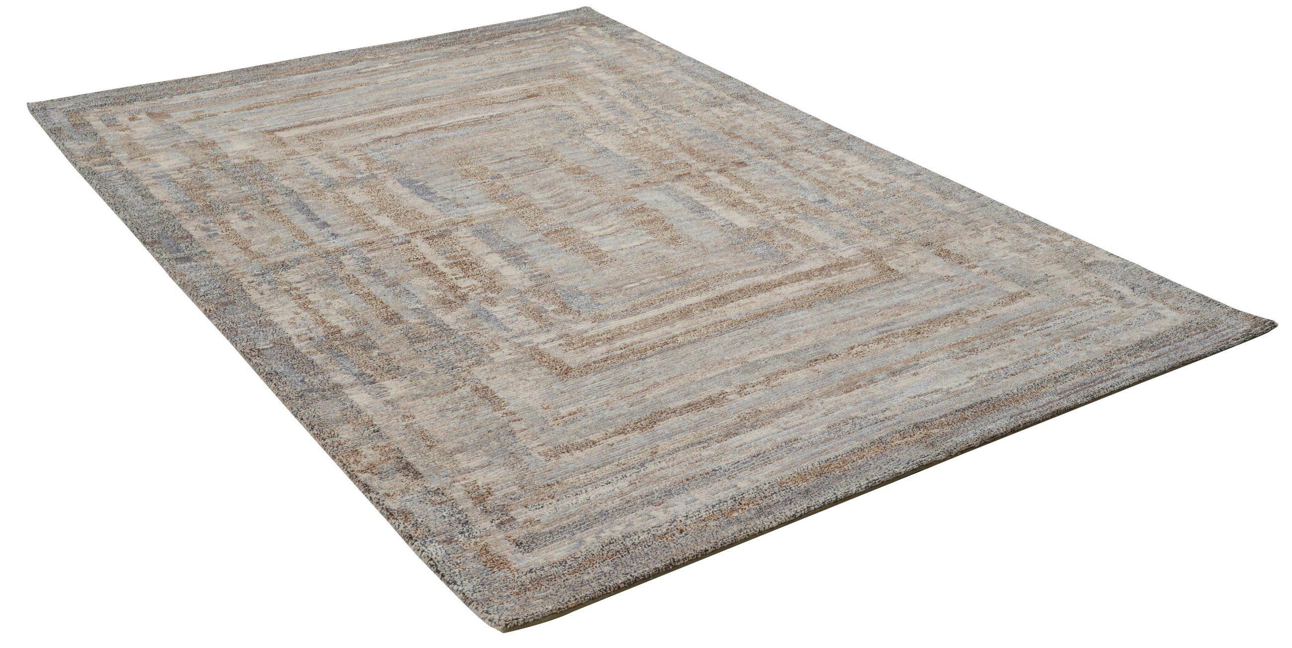 RUČNO TKANI TEPIH 70/140 cm   smeđa  FANGRI  - smeđa, Basics, tekstil/prirodni materijali (70/140cm)