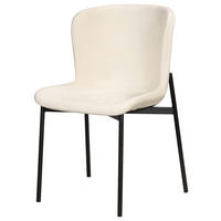 STUHL   Samt  Schwarz, Beige  - Beige/Schwarz, MODERN, Textil/Metall (52/79/49cm) - Livetastic