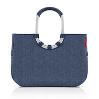 EINKAUFSKORB Rhombus Dark Blue 25 L  - Roségold/Dunkelblau, Basics, Textil (46/34,5/25cm) - Reisenthel