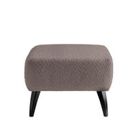 TABURE tekstil  taupe        - crna/taupe, Moderno, tekstil/drvo (66/44/66cm) - MID.YOU