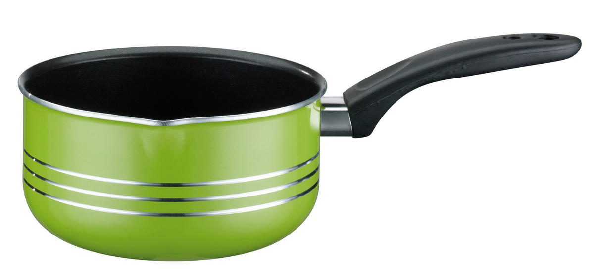KOCHTOPFSET MILANO color 4-teilig  - Hellgrün, Basics, Metall - GSW