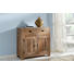 KOMMODE Sheesham massiv Naturfarben - Naturfarben, LIFESTYLE, Holz/Metall (90/86/40cm) - Landscape