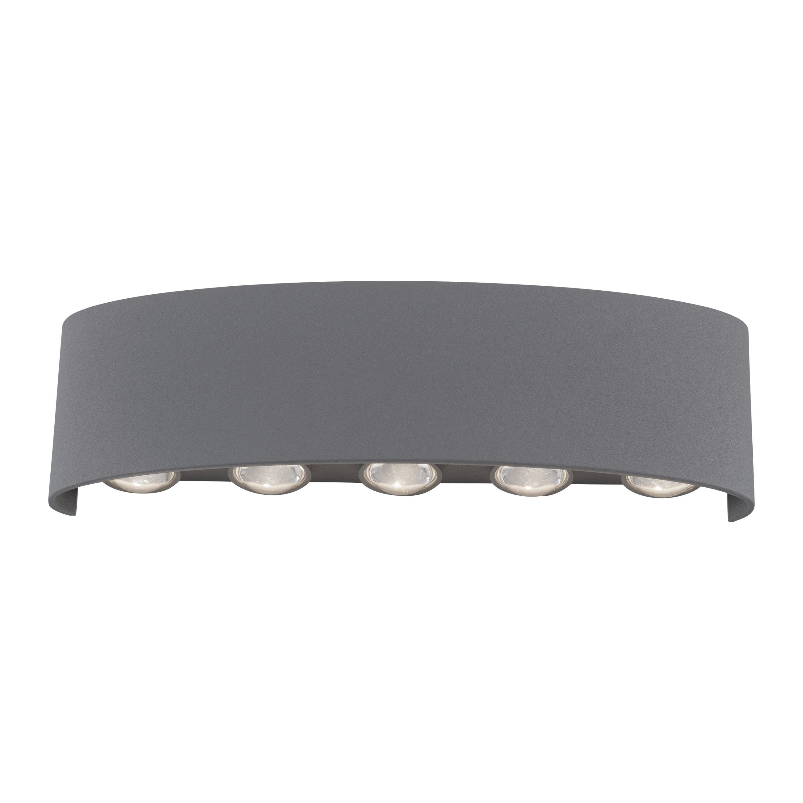 LED-WANDLEUCHTE Carlo 27/4,7/8 cm   - Silberfarben, Design, Metall (27/4,7/8cm) - Paul Neuhaus