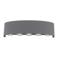 LED-WANDLEUCHTE Carlo 27/4,7/8 cm   - Silberfarben, Design, Metall (27/4,7/8cm) - Paul Neuhaus