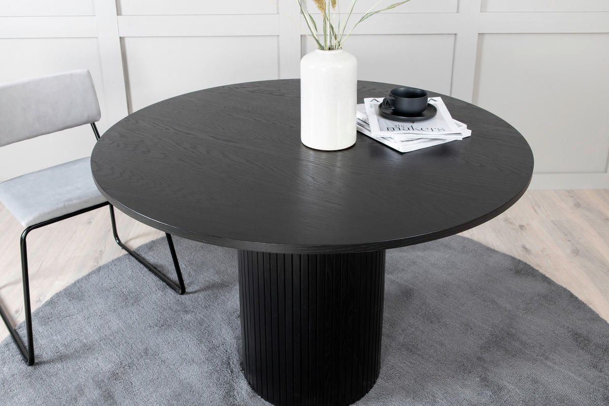 ESSTISCH in Holzwerkstoff 110/110/75 cm  - Schwarz, Design, Holzwerkstoff (110/110/75cm) - Livetastic