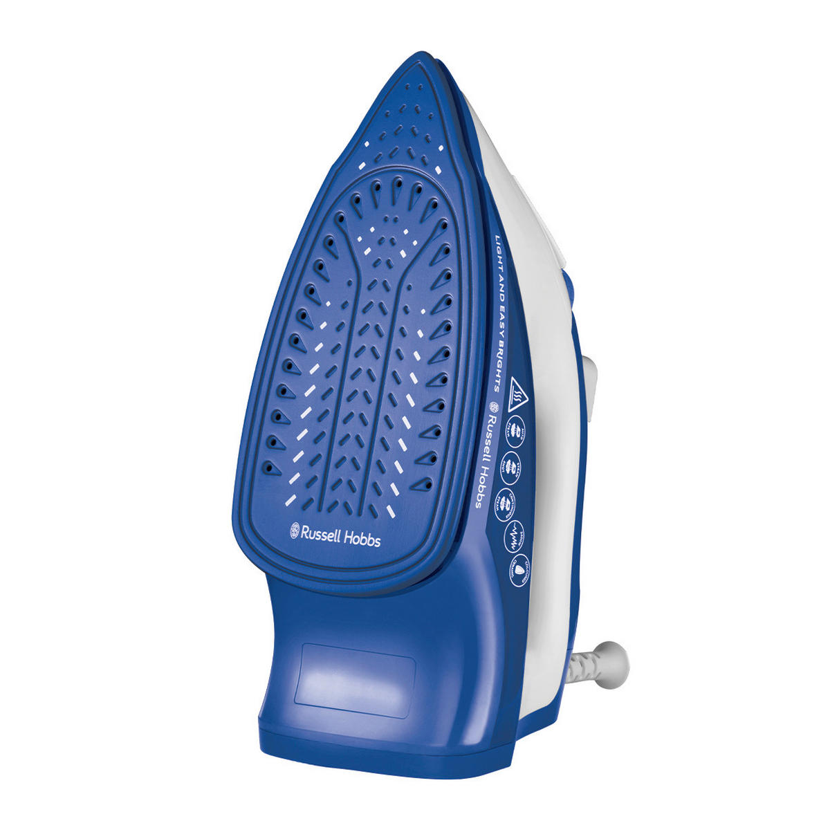 DAMPFBÜGELEISEN - Blau, Basics, Keramik/Kunststoff (11,4/13,9/27,4cm) - Russell Hobbs