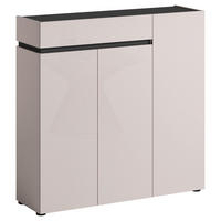 SCHUHSCHRANK Anthrazit, Kaschmir  - Kaschmir/Anthrazit, Design, Holzwerkstoff/Kunststoff (120/118/34cm) - Voleo