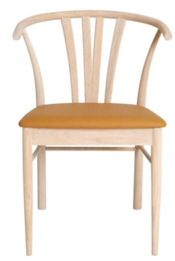 STOL  - ek Bianco/brun, Design, trä/plast (56/78/54cm) - Best Price