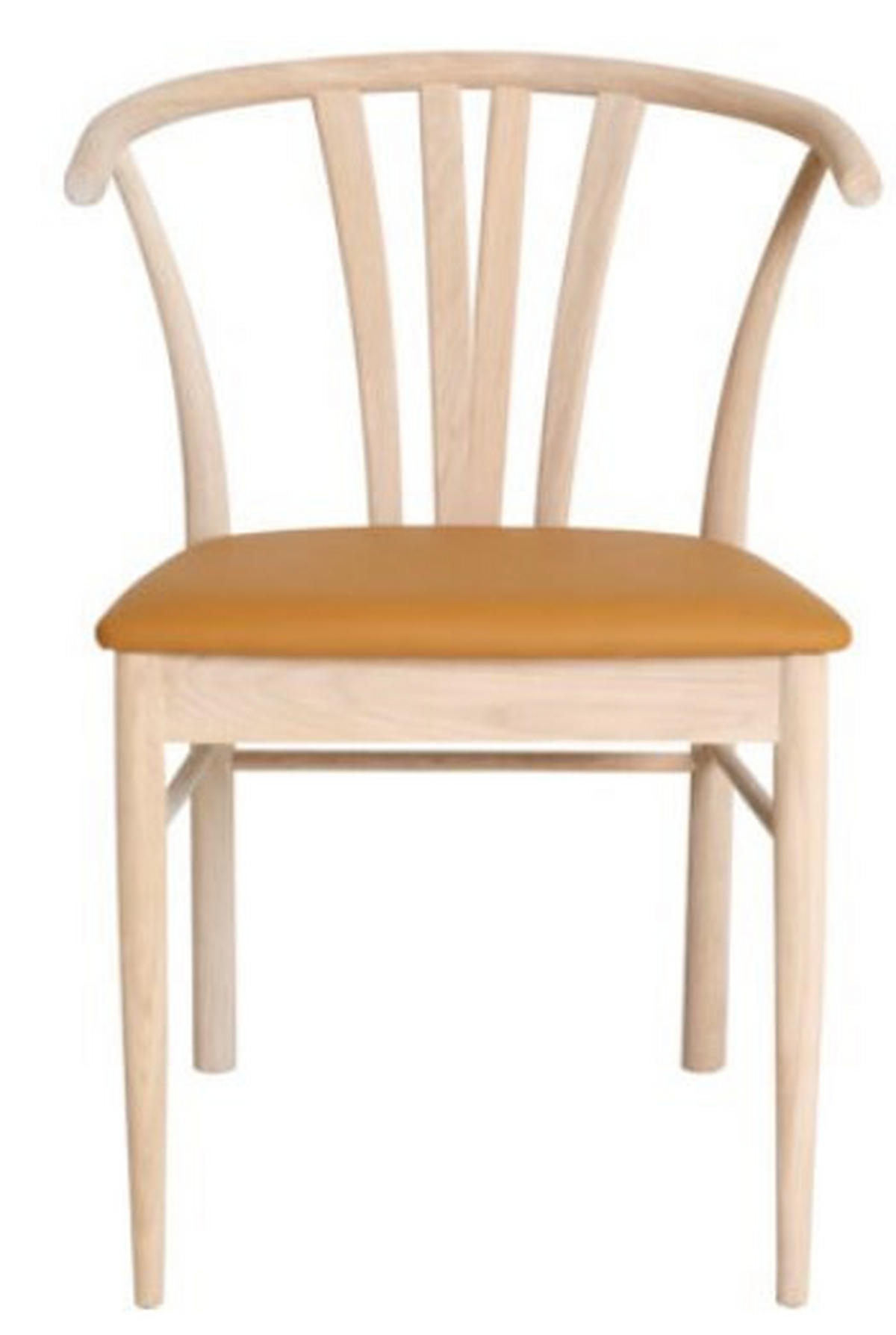 STOL  - ek Bianco/brun, Design, trä/plast (56/78/54cm) - Best Price