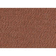 ECKSOFA in Flachgewebe Terracotta  - Anthrazit/Terracotta, Design, Textil/Metall (280/165cm) - Ambiente