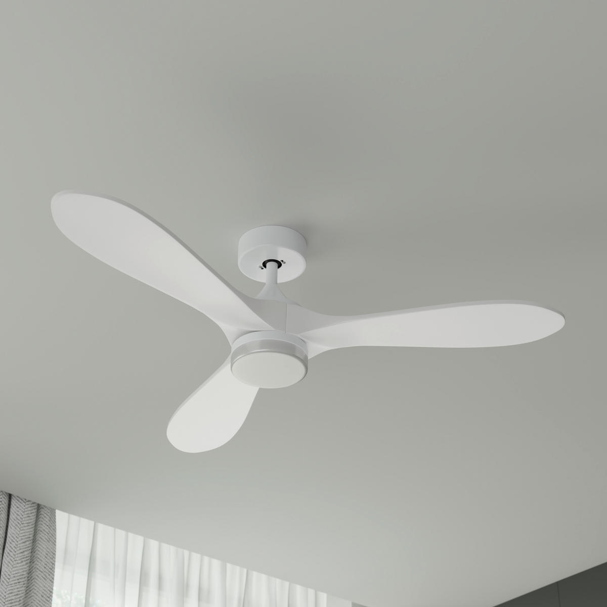 VENTILATOR STROPNI  bijela   bijela   - bijela, Basics, metal/plastika (132/35cm) - Mican