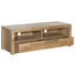 TV-ELEMENT Wildeiche furniert, massiv Eichefarben - Eichefarben/Alufarben, Design, Holz/Metall (125/43/46cm) - Landscape TV-ELEMENT Wildeiche furniert, massiv Eichefarben - Eichefarben/Alufarben, Design, Holz/Metall (125/43/46cm) - Landscape